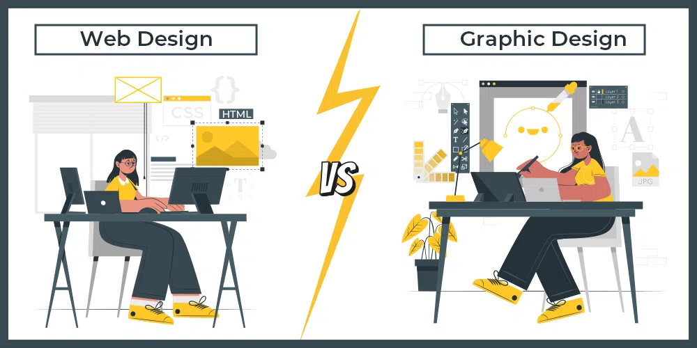 graphic design vs website design